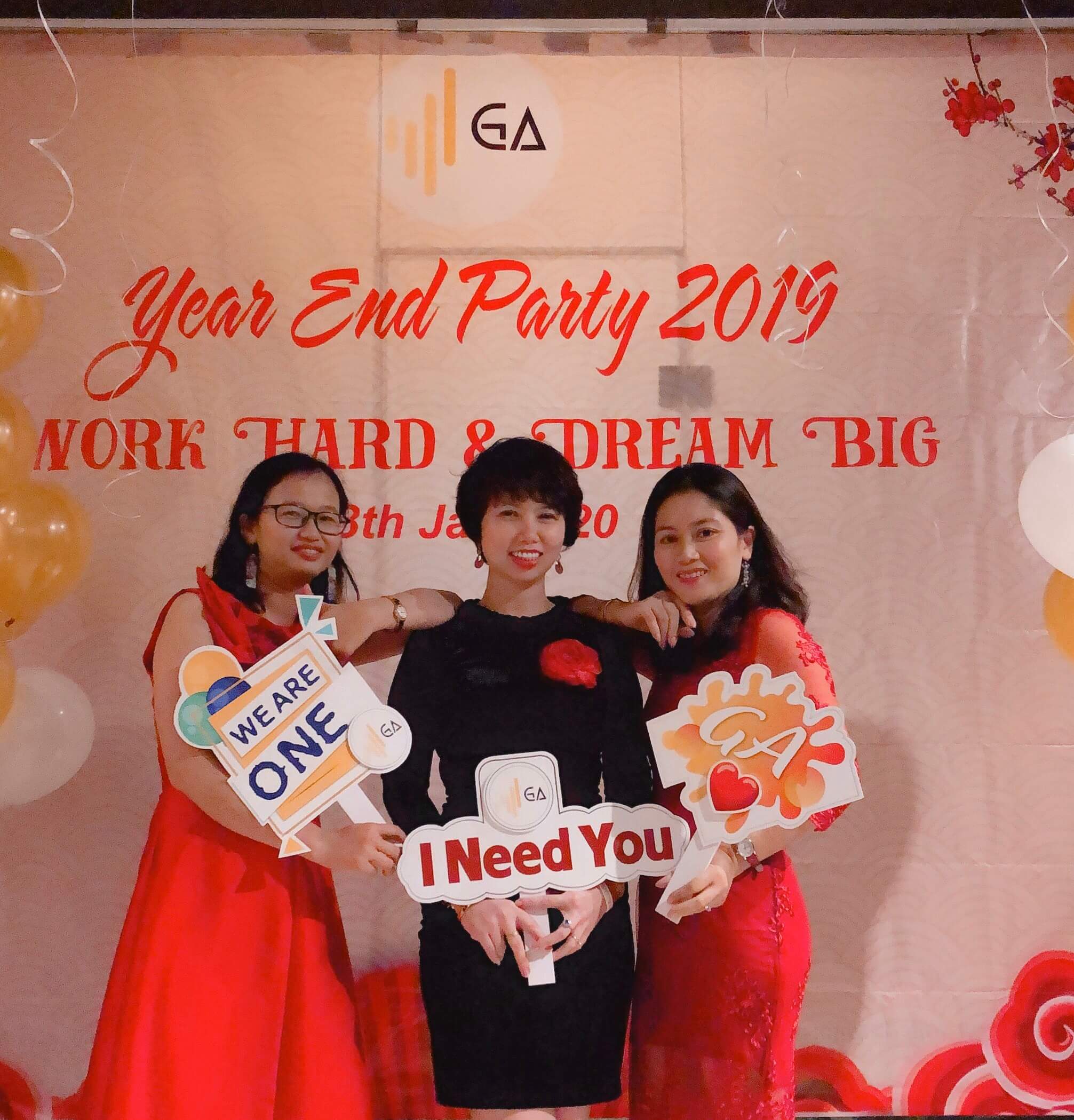 Year End Party 2019 check in