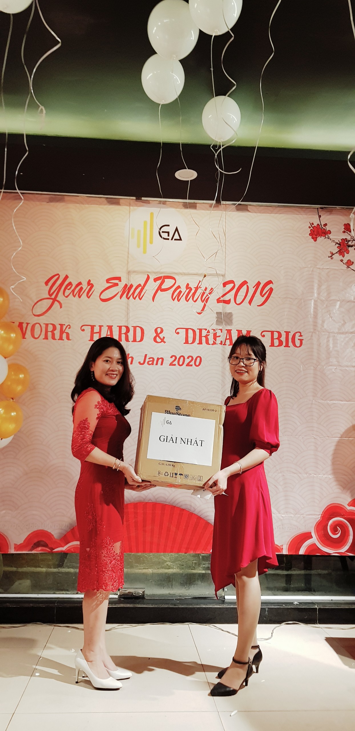 Year End Party 2019 lucky draw giai nhat