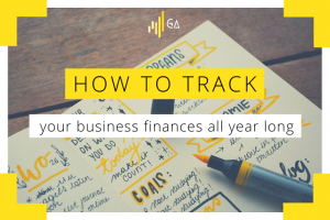 How to track your business finances all year long